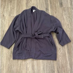 Athleta Open Front Tie Waist Cardigan size L/XL NWOT